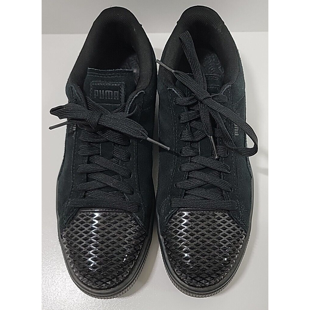 Puma Black Suede Jelly Skater Casual Sneakers Women Size 8.5 M‎